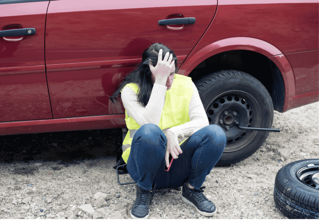 waiting for Flat Tire Service in Abbotsford