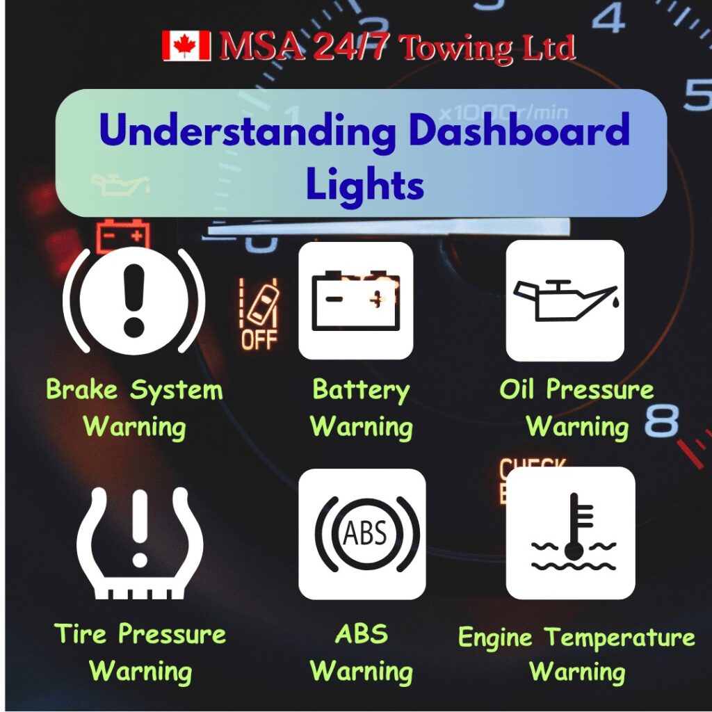 towing abbotsord: understanding dashboard lights