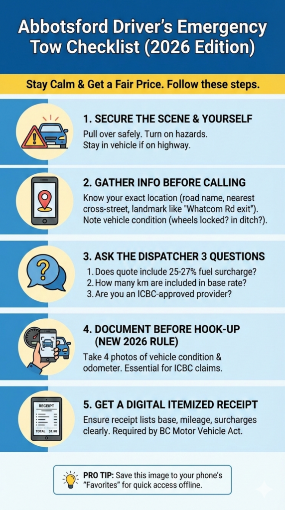 checklist for abbotsford drivers